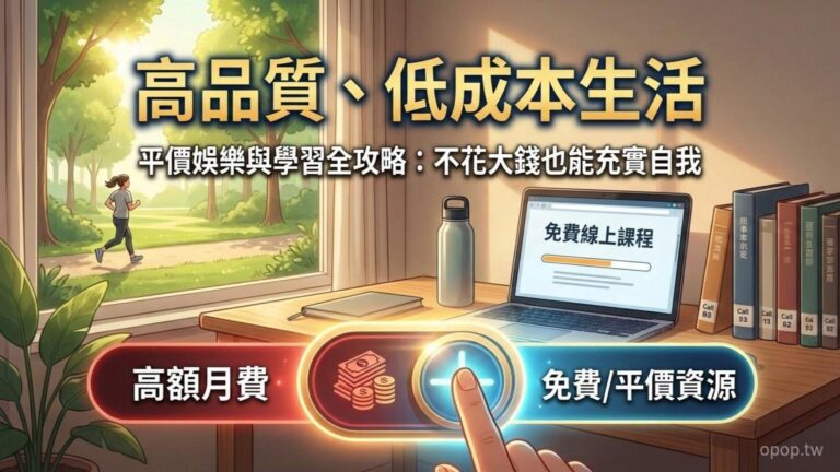 【極致省錢術】平價娛樂與學習資源:如何不用花大錢也能充實自我與享受休閒?