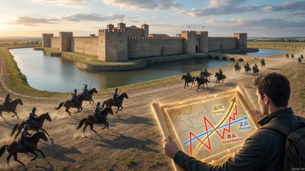 【兵法心法】奇正相生：打造主動與被動結合的戰略布局，平滑你的資金曲線