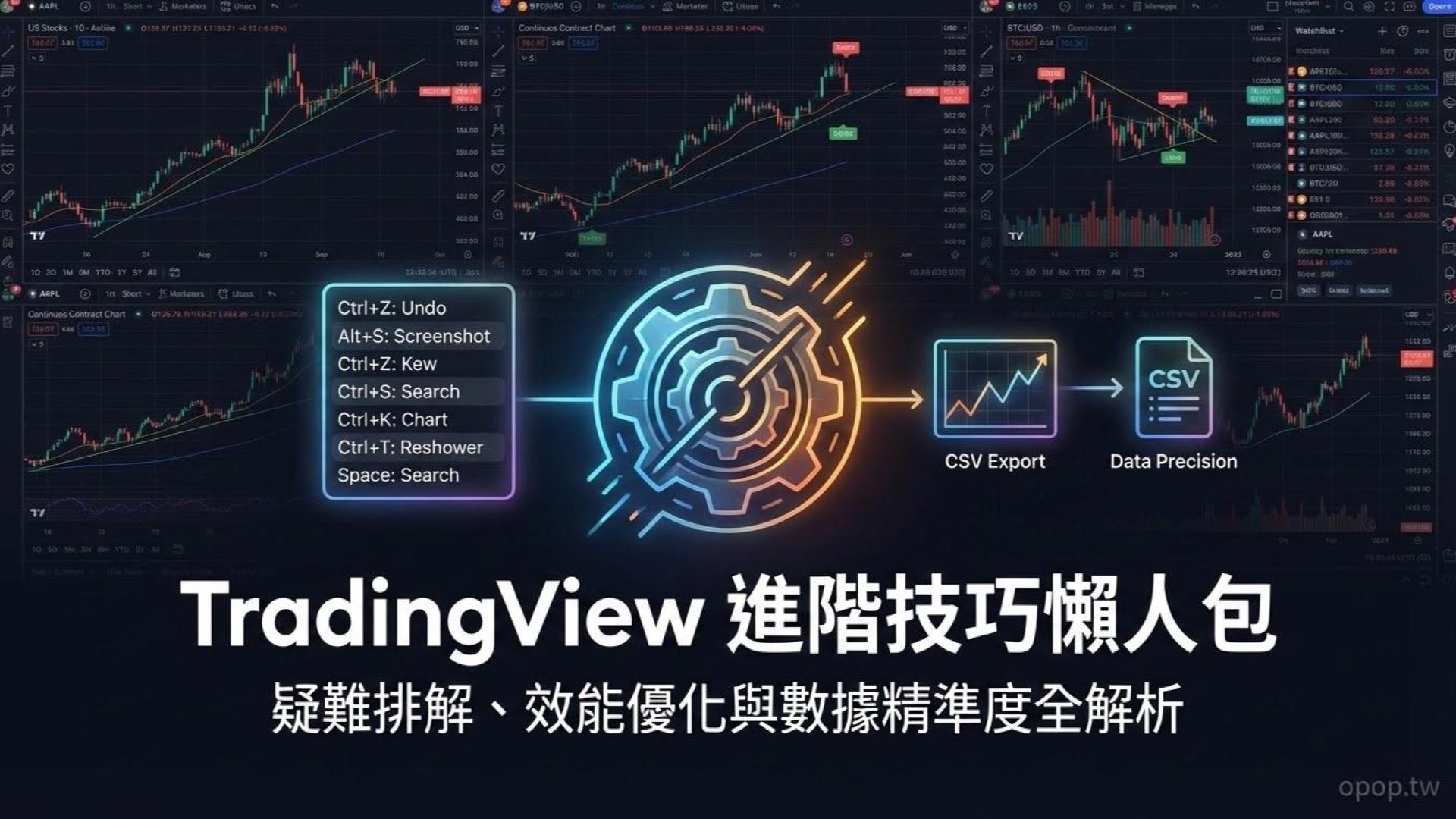 【TradingView 教學】TradingView 進階技巧懶人包：網頁版與桌面版差異、數據精準度與效能優化