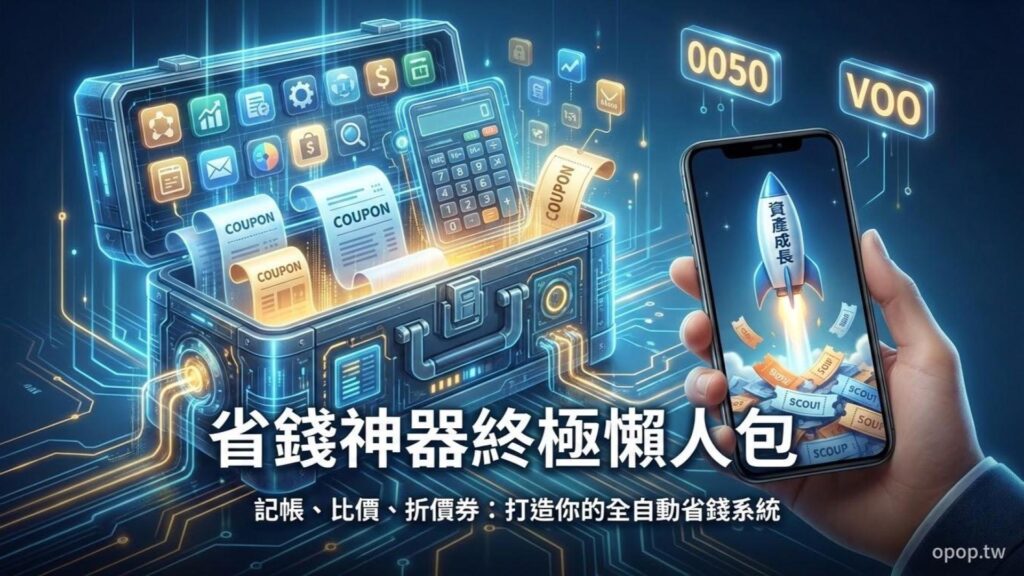 【極致省錢術】省錢工具與資源懶人包：記帳、比價、優惠券 App 一次推薦給你！