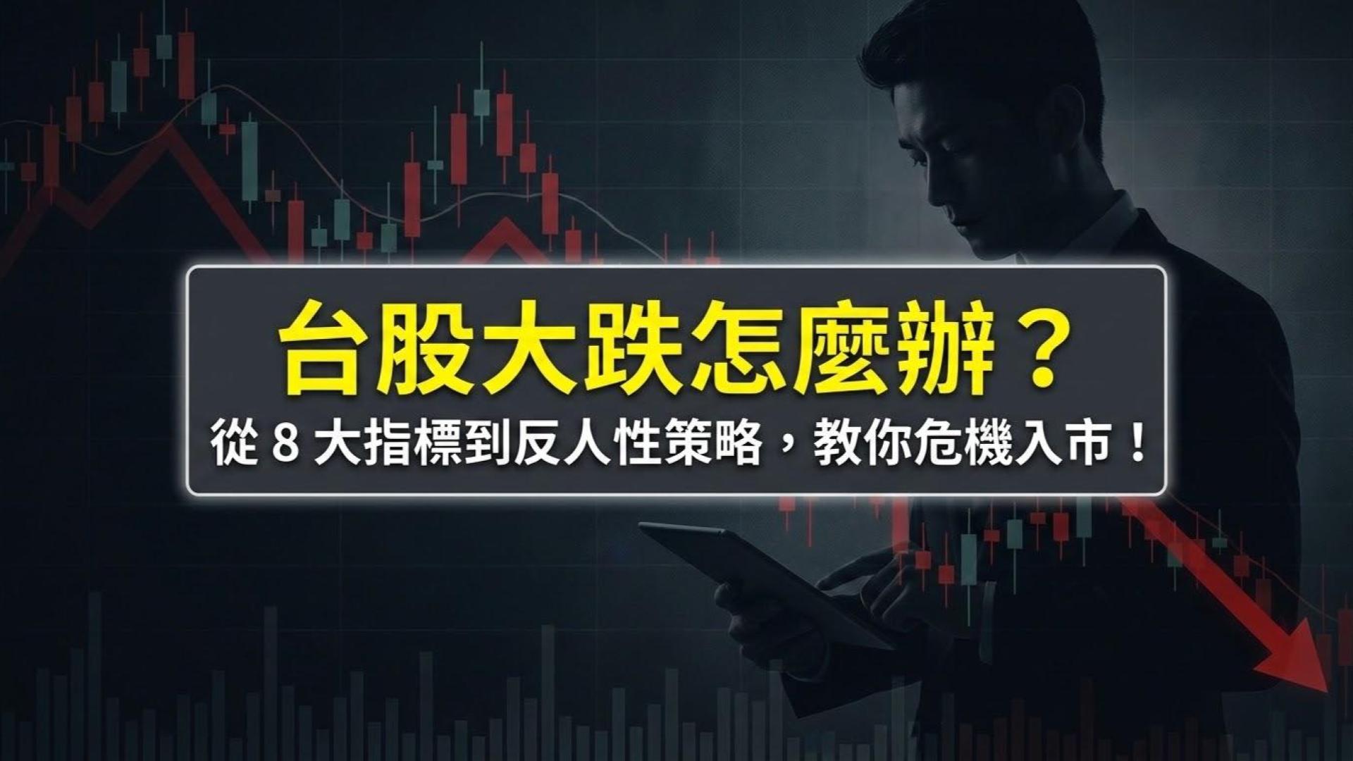 台股大跌怎麼辦？從 8 大指標、歷史規律到「反人性」的 10 個應對策略
