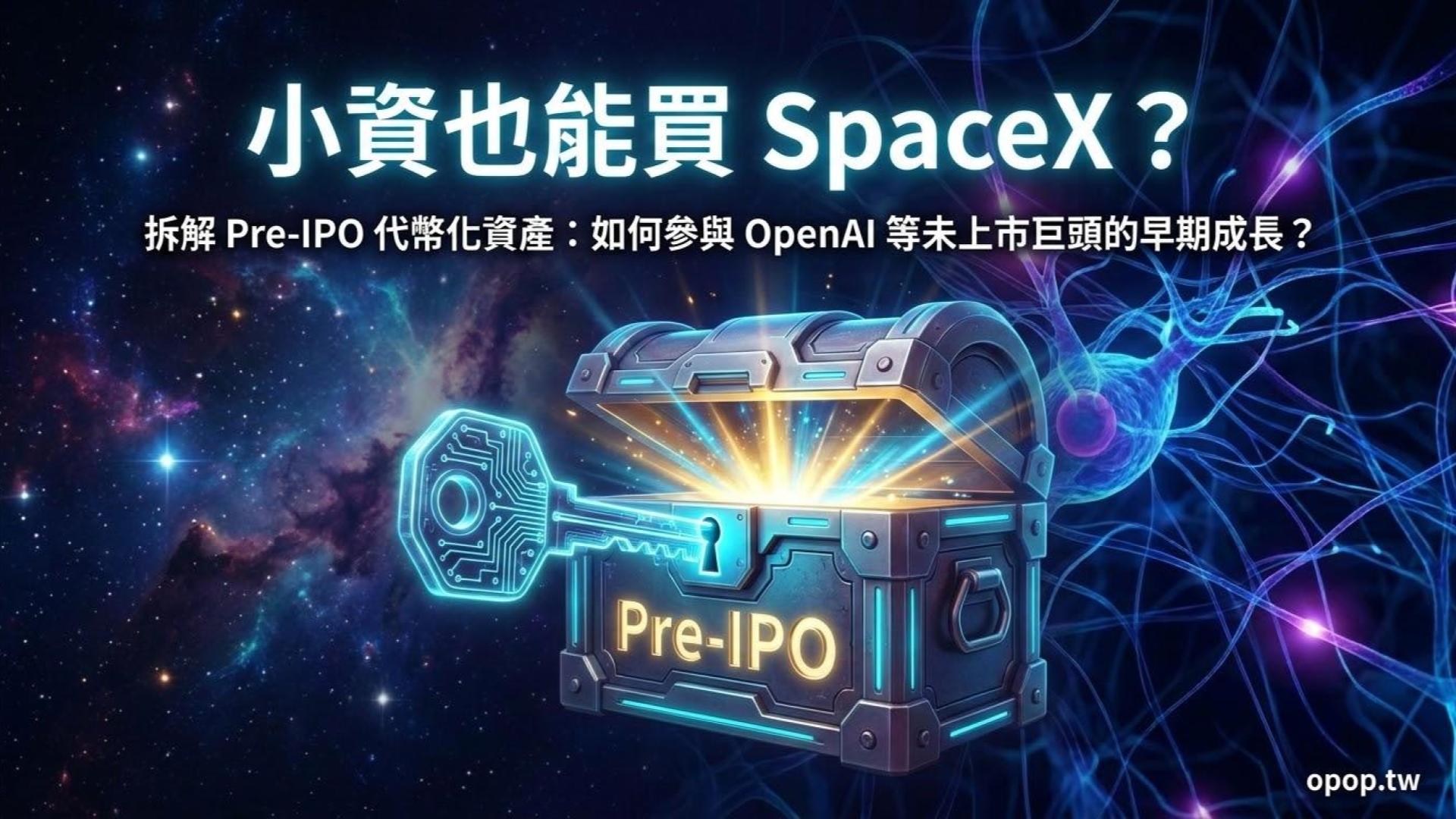 【RWA 投資實戰七】未上市公司的投資門檻：SpaceX 與 OpenAI 代幣化現況