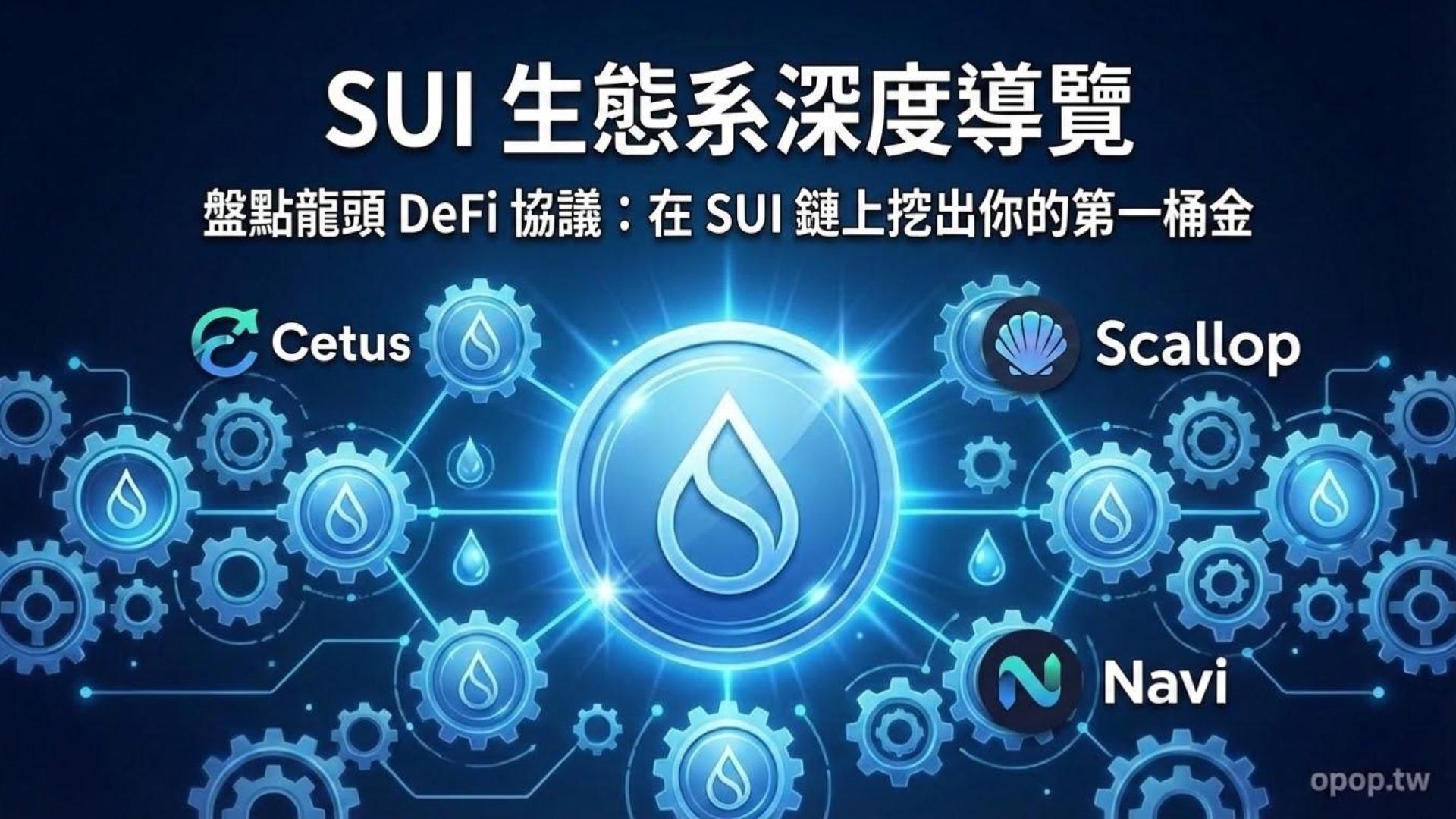 【SUI 實戰第四課】SUI 生態系全攻略：盤點 Cetus, Scallop 與 Navi 等龍頭 DeFi 協議