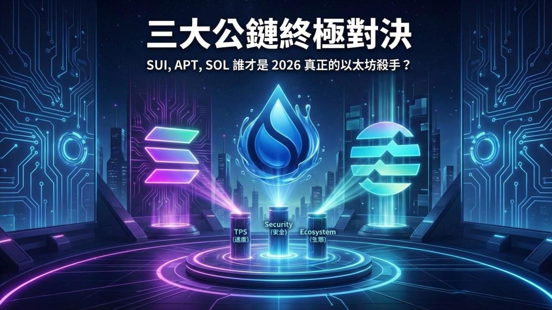 【SUI 實戰第七課】SUI vs. APT vs. SOL：三大高性能公鏈深度對比，誰才是真正的以太坊殺手？