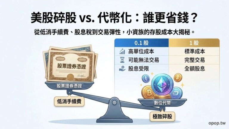 【RWA 投資實戰五】美股代幣化 vs. 碎股：小資族存股選哪種最划算？