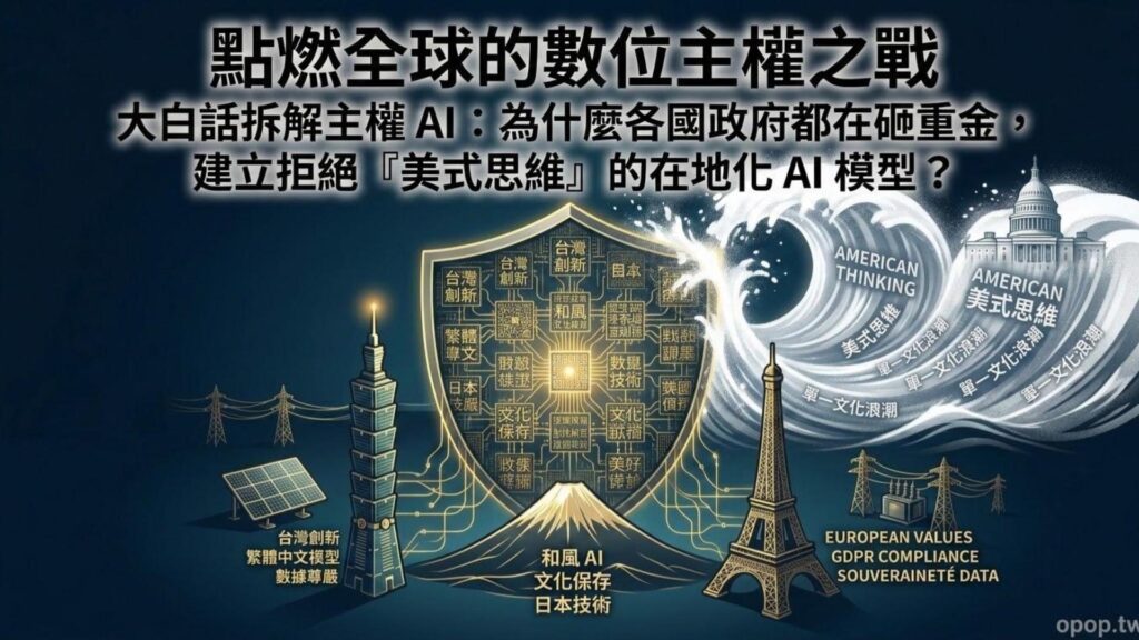 【AI 大白話十七】2026 主權 AI 浪潮：為什麼各國政府都在建立屬於自己的 AI 模型與在地化語系？