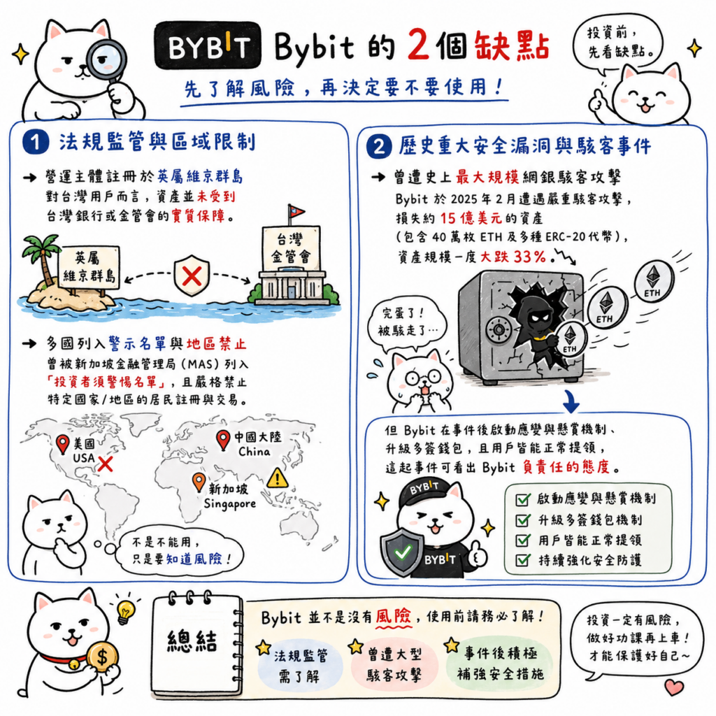 Bybit的缺點